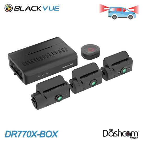 BlackVue DR750X-BOX | 3 Channel Video and Audio Recording for Big Rigs, Trucks, Delivery Vans, etc