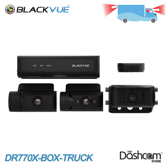 BlackVue DR770X-BOX-TRUCK | 3 Channel Video and Audio Recording for Trucks, Delivery Vans, Fleets