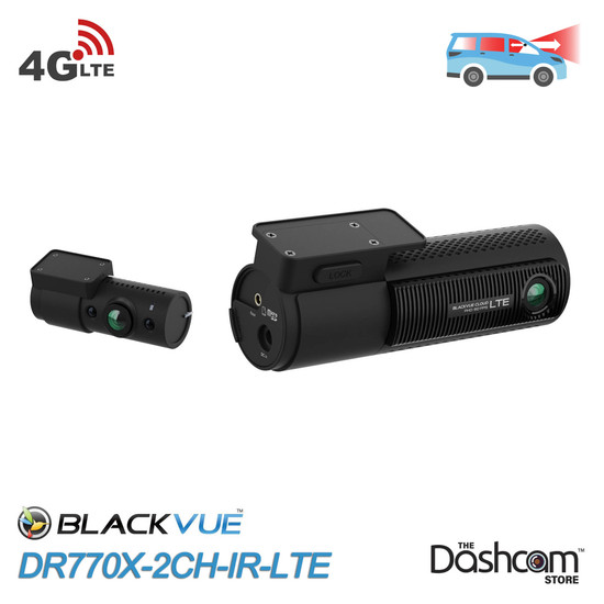 BlackVue DR770X-2CH-IR-LTE Cloud-Ready Dash Cam For Front & Interior | For Pro Trucks and Business Cars