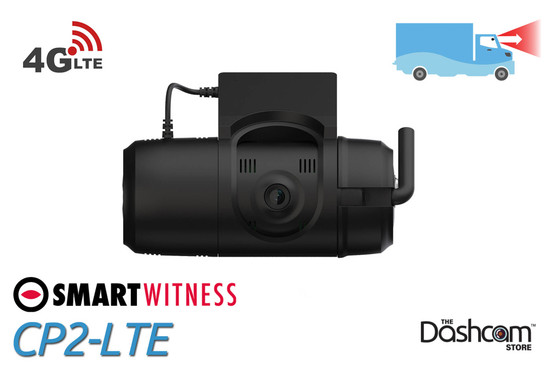 SmartWitness CP2-LTE 1080p Full HD dual-lens connected tamper-proof dash cam with GPS | For Front and Inside-Facing Video and Audio Recording