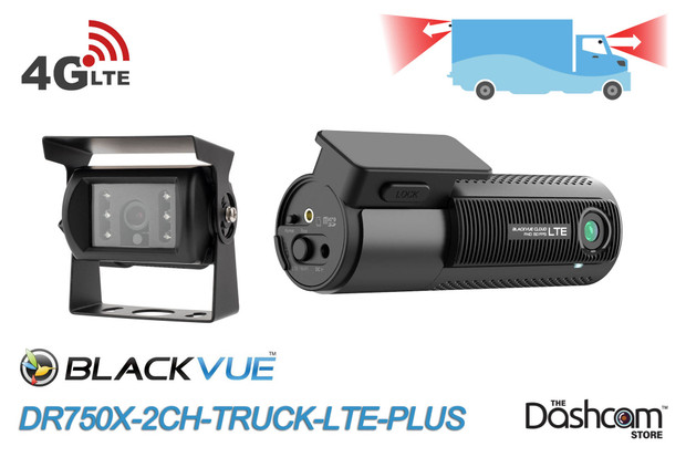 BlackVue DR750X-2CH-TRUCK-LTE-PLUS Dual Lens 4G-LTE Dash Cam For Sale