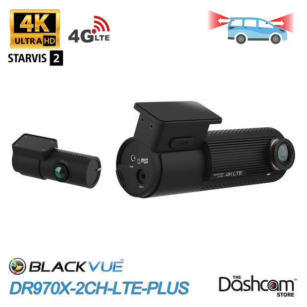 BlackVue DR970X-2CH-LTE-PLUS 4K Dual Lens Dash Cam For Sale