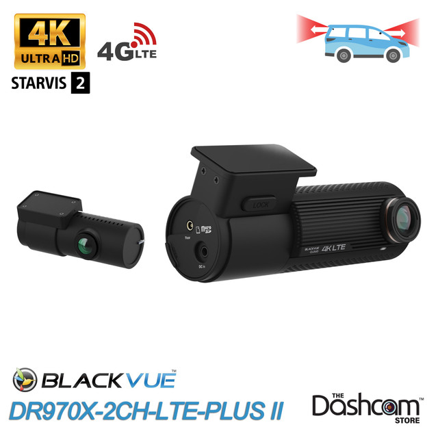 BlackVue DR970X-2CH-LTE-PLUS II 4K Dual Lens Dash Cam For Sale