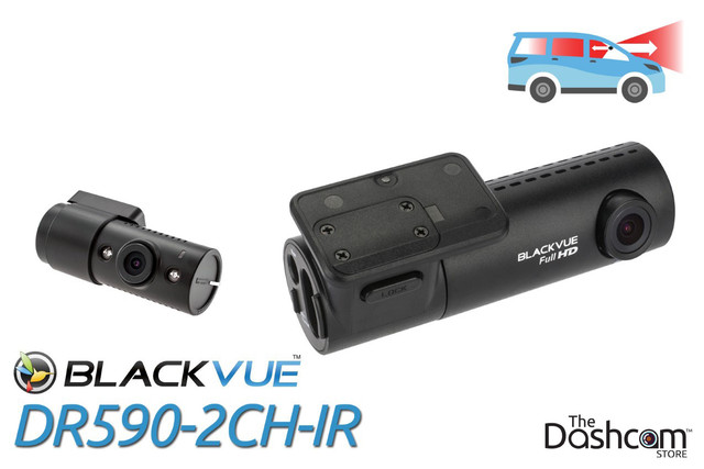 BlackVue DR590-2CH-IR Dash Cam for Taxi, Uber and Lyft