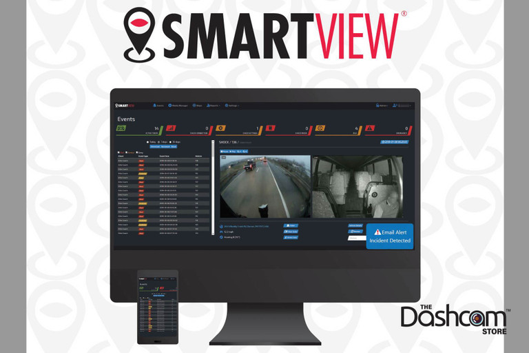 SmartWitness CP2-LTE Front + Cabin Professional Fleet Dash Cam SmartView Software | The Dashcam Store Blog