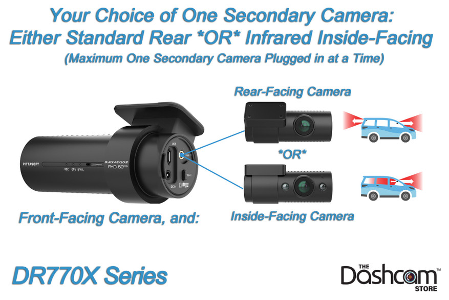 BlackVue DR770X-2CH | Secondary Camera Options