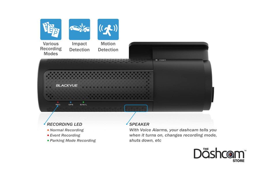 BlackVue DR770X-2CH-LTE | Dash Cam Impact & Motion Detection Information