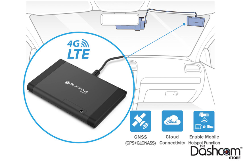 BlackVue DR970X-1CH-PLUS Dash Cam | Optional BlackVue LTE Module Graphic