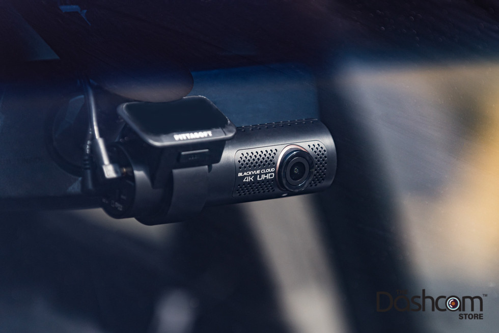 BlackVue DR900X-2CH-PLUS 4K Dash Cam Example In-Car Photo, Rear View