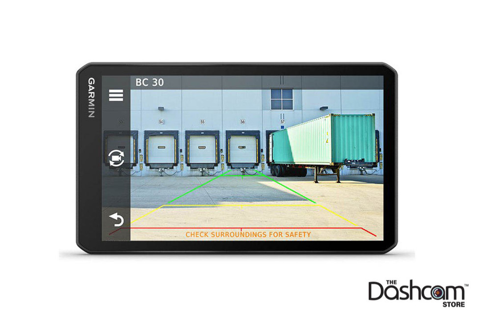 Garmin Dēzl 7" OTR700 Truck Navigator Paired w/ BC30 Backup Camera (Optional)