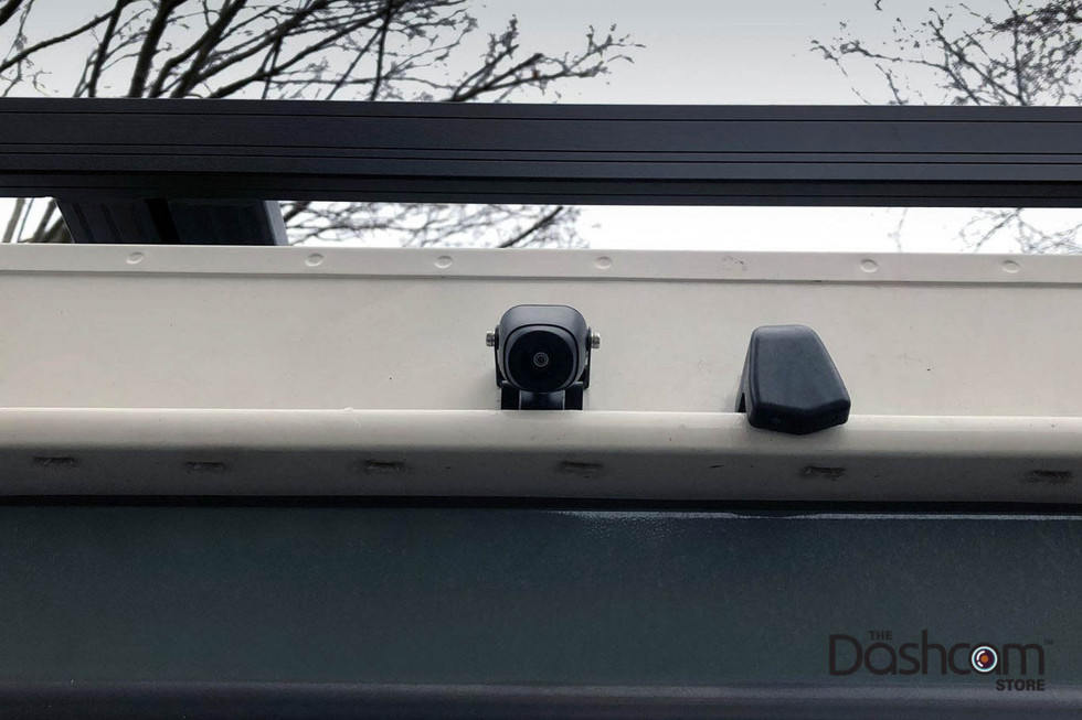 Garmin 5 Wireless Backup Camera Mounted On Truck