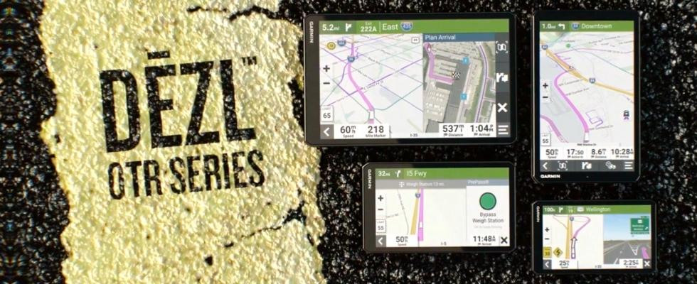 Garmin dēzl GPS Truck Navigators | Available in 4 Sizes
