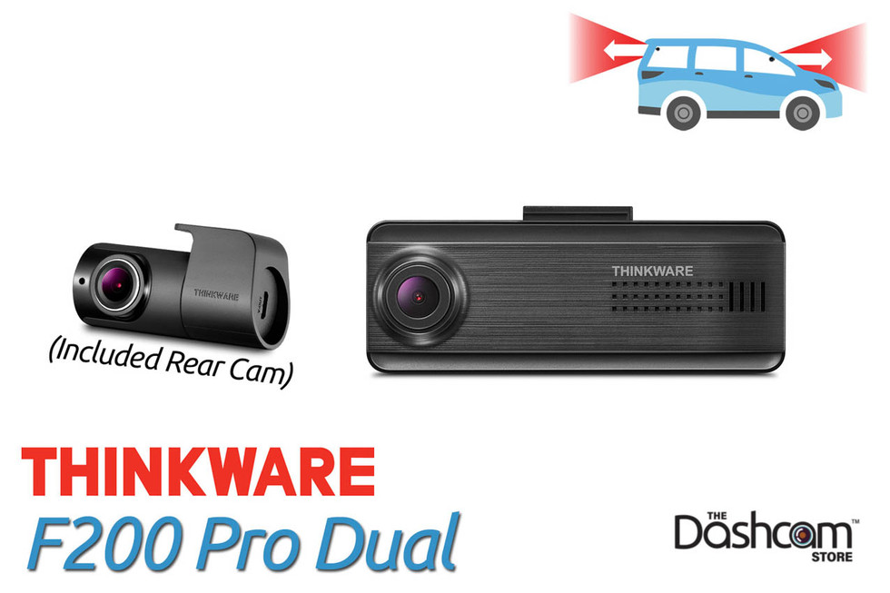 Thinkware F200 Pro Dual Lens Dash Cam Hero Image