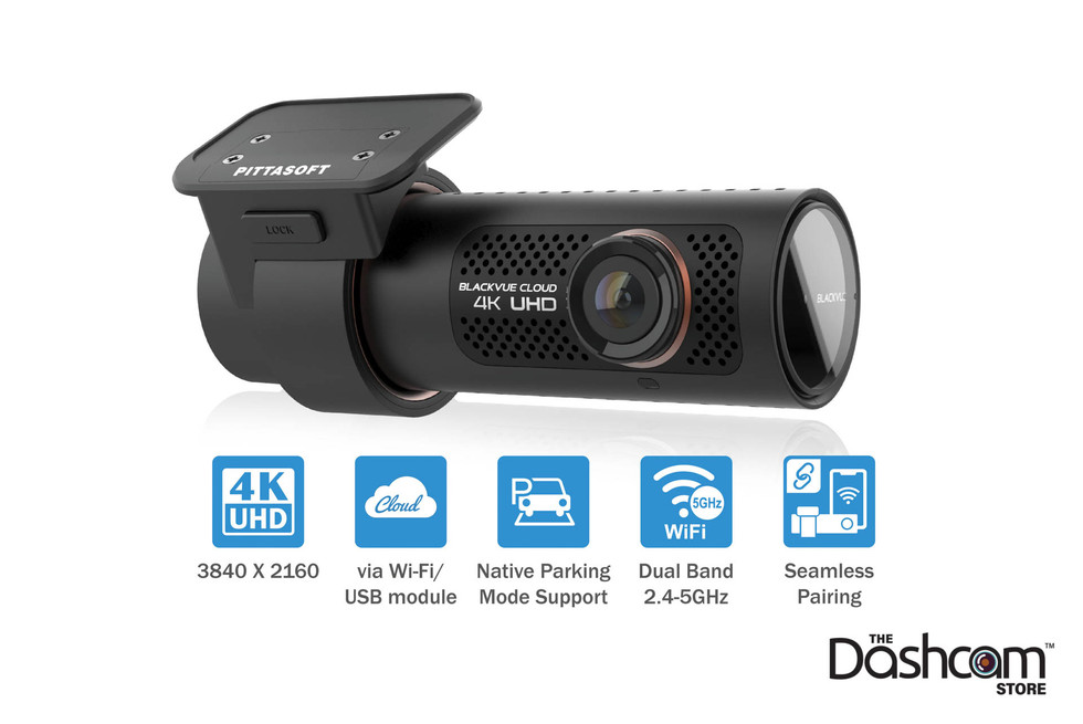BlackVue DR900X-1CH-PLUS 4K Dash Cam Features Graphic