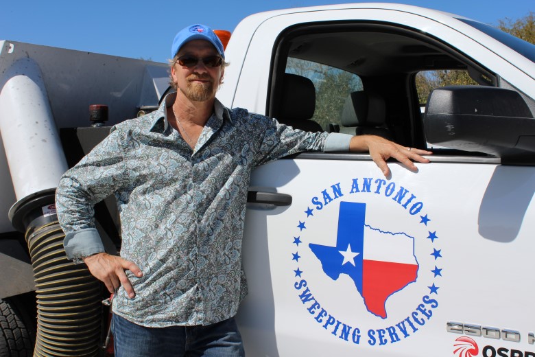 image: Brian Cooper, Owner of San Antonio Sweeping | Fleet Dashcam Case Study | The Dashcam Store Blog