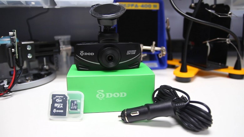 Unboxing the new DOD Dashcam LS475W 60fps superior low-light recording dashcam